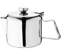 Olympia Concorde Stainless Steel Teapot 570 ml/20 oz, High Polish Stainless Ste