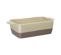 Olympia Cookware Rectangular Eared2-tone Roaster320x175x90mm 2.5l 90ozCream/Grey