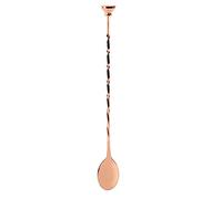 Olympia Copper Barware Bartender Mixing Drinks Spoon Cocktail Cutlery Bar