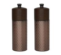 Olympia Copper Wood Salt and Pepper Mill Set Innovative Design - New Features