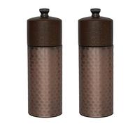 Olympia Copper Wood Salt and Pepper Mill Set Innovative Design - New Features