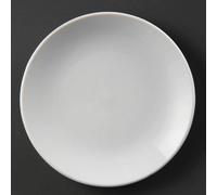 Olympia Coupe Plates Whiteware in Porcelain - White - 150(пїЅ) mm - 12 pc