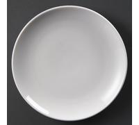 Olympia Coupe Plates Whiteware in Porcelain - White - 230(пїЅ) mm - 12 pc