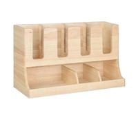 Olympia Cup & Condiment Station Hevea Wood, 450x120x240mm