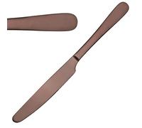 Olympia Cyprium Table Knife, Copper Matt Finish, 233mm, Pack of 12