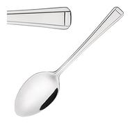 Olympia Harley Cutlery Dessert Spoons (Pack of 12), 180(L)mm, 18/0 Stainless Steel, High Polished Finish, Dishwasher Safe, Table Dining Spoons, Restaurants Bistros Cafés or Home Use | D695, Silver