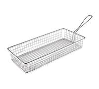 Olympia Deep Rectangular Presentation Basket of Stainless Steel Dishwasher Safe