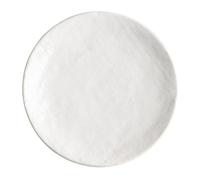 Olympia Denim Coupe Plates 18cm Pack of 6, White Ceramic Tableware | Microwave and dishwasher safe dinnerware with a durable, commercial-grade glaze that resists chips in busy food service.