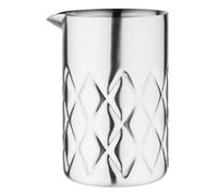 Olympia Double Wall Mixing Glass Stainless Steel - 139x86mm