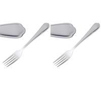Olympia Dubarry Dessert Fork Set of 12 - Stainless Steel, Silverware Magnetic Cutlery C141 (Pack of 2)