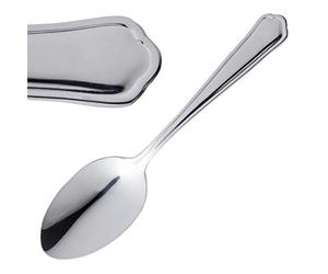 Olympia Dubarry Dessert Spoon 18/0 Stainless Steel. Solid handle. Pack quantity: 12