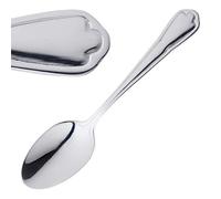 Olympia Dubarry Teaspoon 18/0 Stainless Steel. Solid handle. Pack quantity: 12