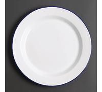 Olympia Enamel Dinner Plates 245mm, Pack of 6