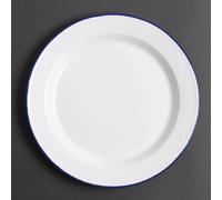Olympia Enamel Dinner Plates 245mm (Pack of 6) - GM512