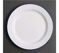 Olympia Enamel Dinner Plates 300mm (Pack of 6)