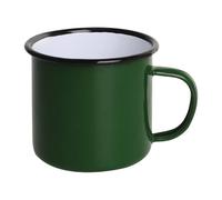 Olympia Enamel Mugs Green 350ml (Pack of 6) - DC396