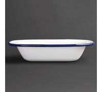 Olympia Enamel Pie Dishes Rectangular 180 x 135mm (Pack of 6) - GM511
