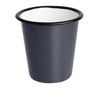 Olympia Enamel Grey Black Tumbler 310Ml 11Oz Water Whiskey Drinking Glass 6pc