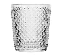 Olympia Eva Rocks Tumblers 310ml Pack of 6 - Clear Glass Drinking Glasses Tumbler Set Cocktail, Juice, Whiskey Cups GP550