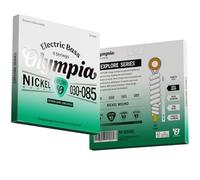 Olympia Explore Series Bass Guitar Strings - Nickel Wound, Hex Core - 4-String Sets - Extra Light to Heavy - Bright Tone, Balanced Response - Korean Engineered (030-085 Super Light)
