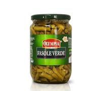 Olympia Fasole Verde 720g | Green Beans 720g | Precooked Ready to Be Added to Your Successful Dishes | Romanian Ready Meals Food (Green Beans 720g, 1 Pack)