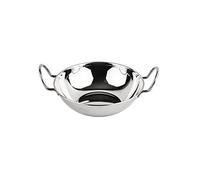 Olympia Flat Bottomed Large Stainless Steel Serving Bowl, 30mm