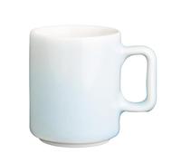 Olympia Fondant Porcelain Cups 100ml Dishwasher Safe (Pack of 6), Aqua