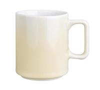 Olympia Fondant Porcelain Mugs in Lemon Dishwasher Safe Cups - 340ml - Pack of 6