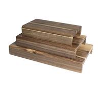 Olympia Fsc Acacia Wood Riser Set Innovative Design with New Useful Features