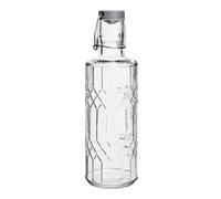 Olympia Geo Glass Water Bottle with Stopper 640ml (Pack of 6)