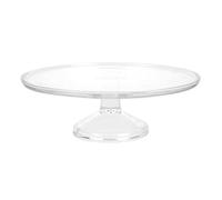 Olympia Glass Cake Stand Base, Glasswasher Safe, Clear, 305mm
