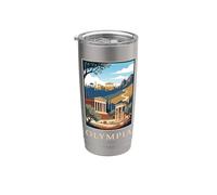 Olympia Greece Ancient Landmark Scenic Graphic Stainless Steel Insulated Tumbler