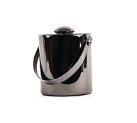Olympia Gunmetal Barware Ice Bucket Double Wall Lid 1L Kitchen Restaurant