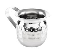 Olympia Mini Milk Jug Stainless Steel Hammered, 78ml (Box 6)