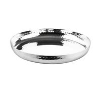 Olympia Hammered Stainless Steel Round Serving Tray, 260x35mm