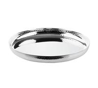 Olympia Hammered Stainless Steel Round Tray 320x35mm