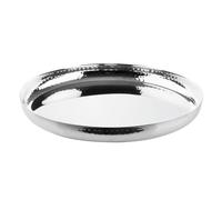 Olympia Hammered Stainless Steel Round Tray HY125, 320x35mm