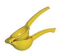 Olympia Hand Citrus Juicer Lemon Squeezer, Yellow, Powder Coated Aluminium, 60(H) x 82(W) x 225(D) mm, DP122