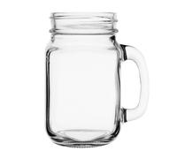 Olympia Handled Jam Jar Glasses 450ml (Pack of 12) - CE678