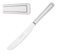 Olympia Harley Stainless Steel Table Knives Pack of 12, Silver, 230mm