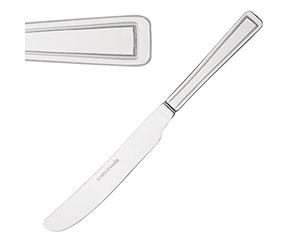 Olympia Harley Stainless Steel Table Knives Pack of 12, Silver, 230mm