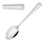 Olympia Harley Cutlery Teaspoons Set (Pack of 12), Silver, High Polished Stainless Steel, Size: 140(L)mm, Tea & Coffee Spoons, Dishwasher Safe - Home, Kitchen, Restaurant Use, D697