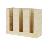 Olympia Hevea Wood Cup Organiser, 340x120x240mm