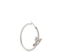 Olympia Hoop Earrings - female - Vivienne Westwood - Earrings - White - ONE SIZE - Accessories ONE SIZE