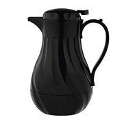Olympia Insulated Swirl Jug in Black with Screw ?ap - Plastic - 2 LTR 70 Oz