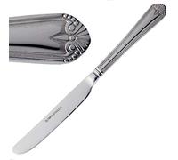 Olympia Jesmond Dessert Knife Stainless Steel, Pack of 12 | Classic parish-style design brings elegant dining to busy tables, built durable for commercial hospitality use.