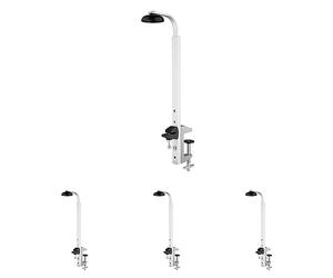 Olympia K488 Single Bottle Bracket 1Litre Holder Stand Bar Wine Pubs Restaurant, Silver (Pack of 4)