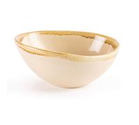 Olympia Kiln Bowl Sandstone 165mm Porcelain Serving Dish, Pack of 6