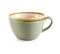 Olympia Kiln Cappuccino Cup - Moss - Porcelain - 340 ml 12 Oz - 6 pc