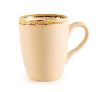 Olympia Kiln Cappuccino Cup Bark 340Ml Porcelain with New Features Pack of 6